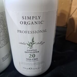 Simply Organic Professional Gentle Hair Developer 20 Volume 32oz New Sealed